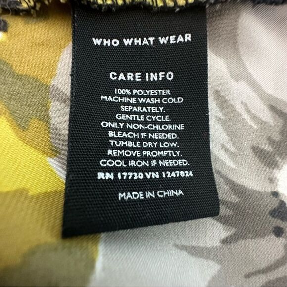 Who What Wear Womens Dress Size XL Multicolor Floral Retro Y2K Summer Vacation - Picture 8 of 8